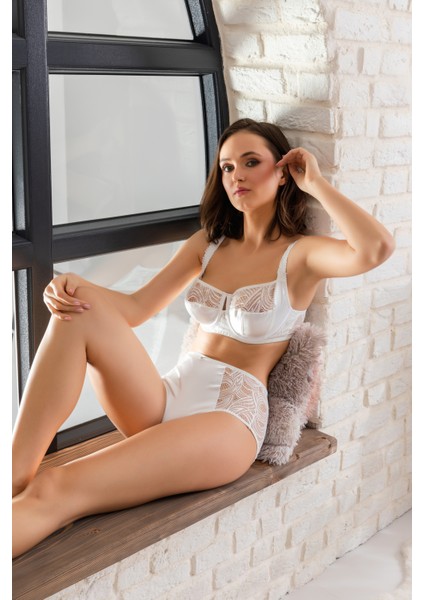 Gelin Set Toparlayıcı Minimizer Sütyen Slip Külot Takım Ekru modelleri
