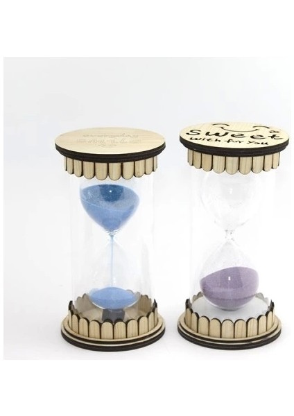 Ahşap Kum Saati Model 2