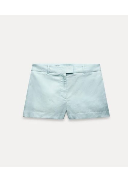 Allbucks Zara, Keten Blazer Ceket Şort Takım ABZRA7759