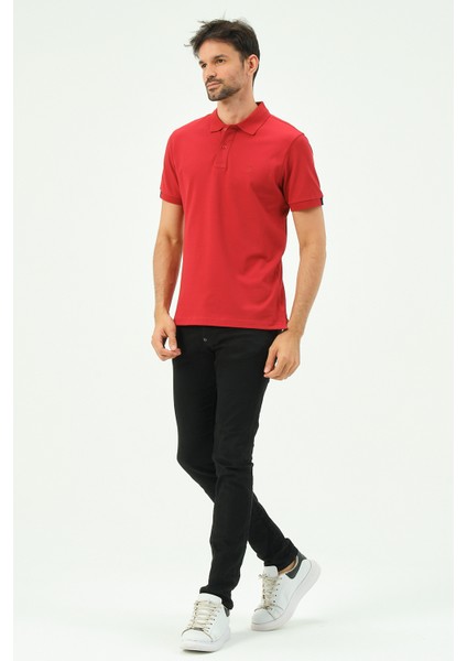 Kısa Kollu Comfort Erkek Polo Yaka Tişört
