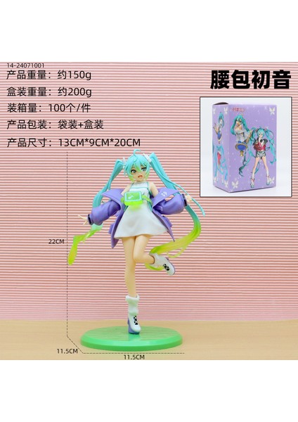 Anime Hatsune Miku El Kuklası Modeli Ikincil Yuan Süsleri (Yurt Dışından)
