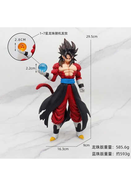 Yedi Dragon Ball Süper Saiyan Manken Anime Model Süsleri (Yurt Dışından)