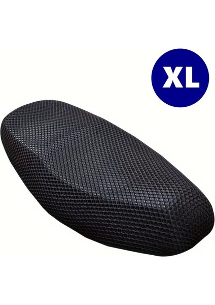 File Sele Kılıfı 3D Scooter Motosiklet XL Beden Koltuk Sele Filesi
