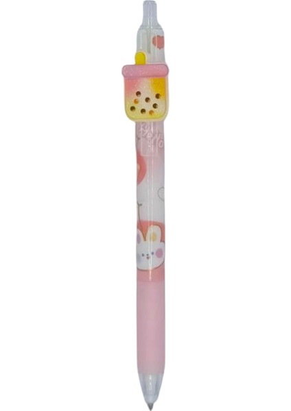 Bubble Tea Içecek Şekilli Uçlu Kalem 0.7 Versatil Kalem - 1 Adet