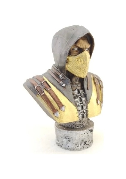 Polyester Scorpion Büst Küçük Boy