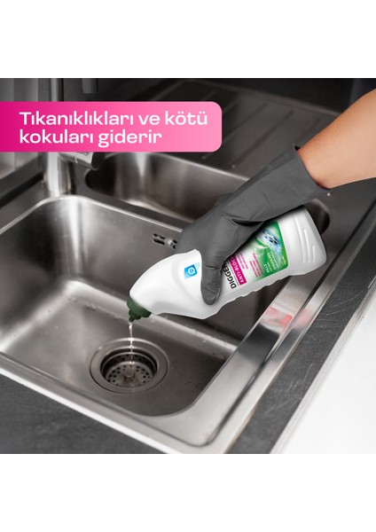 Dıgger-Gel Lavabo Açıcı - Kanalizasyon Boruları Için Alkali Temizleyici Jel (750 Ml)