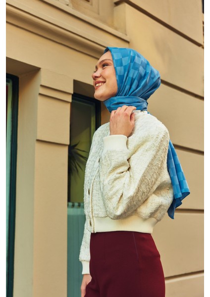 Dama Desen Ipeksi Jakar Şal