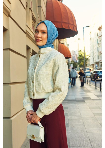 Dama Desen Ipeksi Jakar Şal
