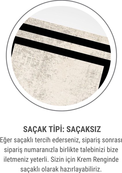 Elegant Line Modern Şönil Halı | Siyah Çerçeveli, Kaymaz, Yıkanabilir, Minimalist Stil