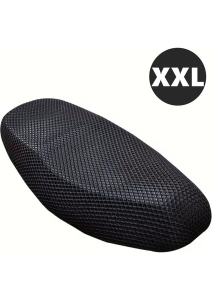 File Sele Kılıfı 3D Scooter Motosiklet Xxl Beden Koltuk Sele Filesi