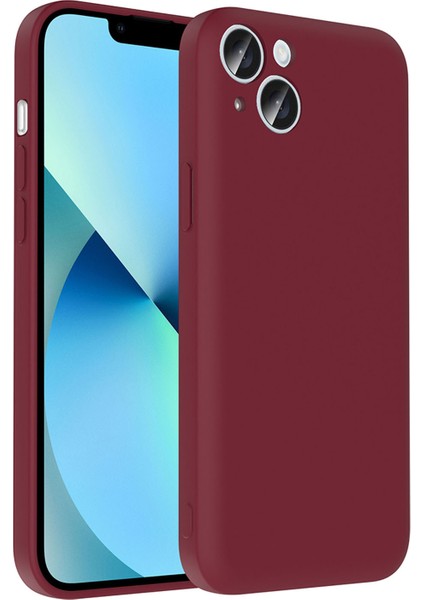 iPhone 13 ile Uyumlu Kamera Korumalı Kartlık Hazneli Silikon Kılıf - FC1040