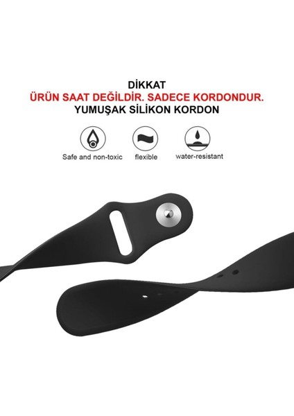 Xiaomi Redmi Watch 5 Active Akıllı Ordonu Klasik Silikon Kordon Kayış Bileklik