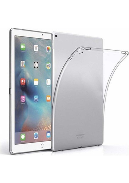 Apple iPad Air / Air 2 / 5 ve 6 Nesil Uyumlu Şeffaf Silikon Tablet Kılıfı