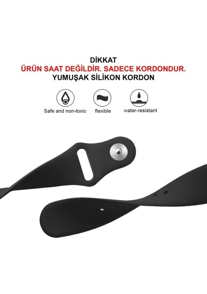 Xiaomi Redmi Watch 5 Active Akıllı Ordonu Klasik Silikon Kordon Kayış Bileklik
