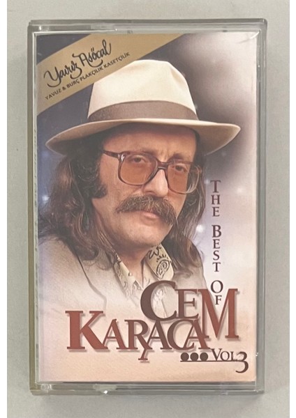 Cem Karaca The Best Of Vol 3 Kaset (Orjinal Dönem Baskı Kaset)