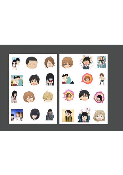 Kimi Ni Todoke Sticker Seti - Anime Sticker
