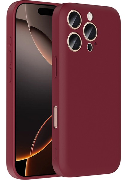 iPhone 15 Pro Max ile Uyumlu Kamera Korumalı Kartlık Hazneli Silikon Kılıf - FC1040