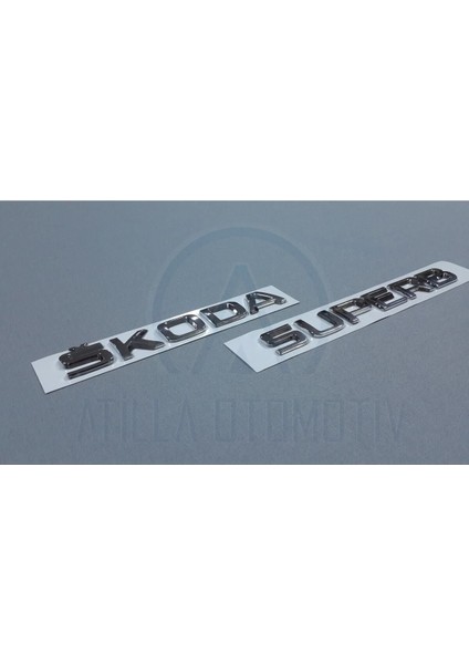 Skoda Superb 3t 3V 2013-2020 Bagaj Yazı Seti Krom 2 Ürün fiyatları
