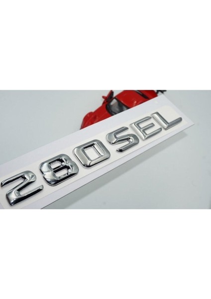 280 Sel Bagaj Krom Metal 3m 3D Yazı Logouyumlu