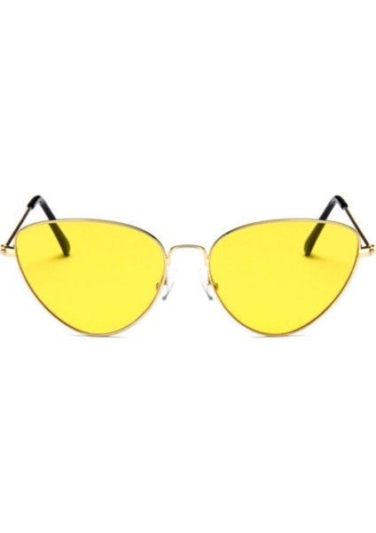 Sarı Pilot Kedi Güneş Gözlüğü