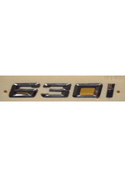 630I Krom Bagaj Yazısı 3A 3D 3ABS