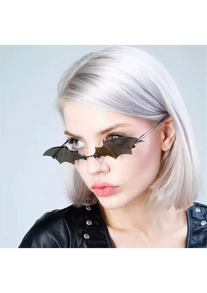 Siyah Yarasa Çerçevesiz Güneş Gözlüğü modelleri