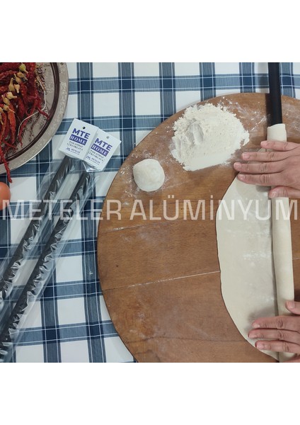 Siyah Alüminyum Oklava 3'lü Set