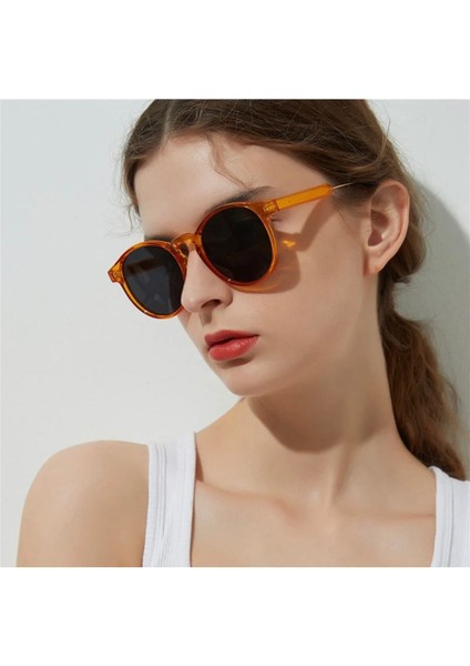 Grudoz Turuncu Yuvarlak Vintage&retro Güneş Gözlüğü modelleri