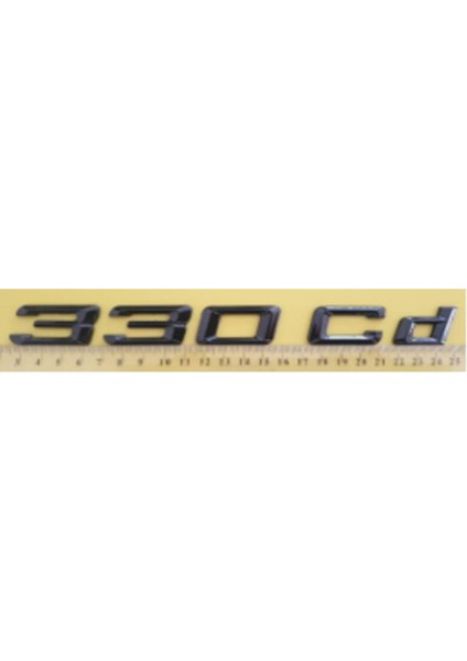 330 CD Siyah Bagaj Yazısı 3A 3D 3ABS
