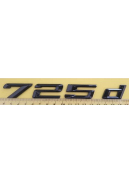 725D Siyah Bagaj Yazısı 3A 3D 3ABS