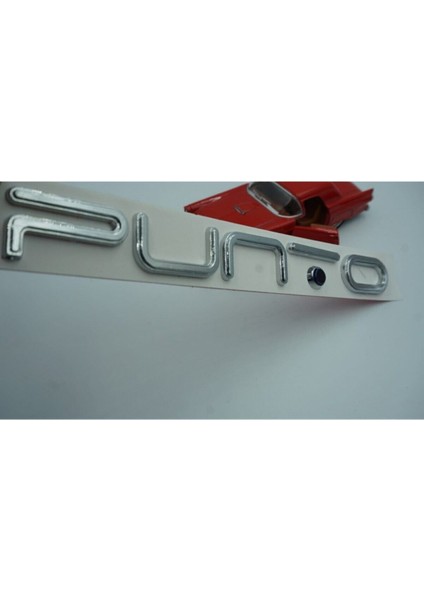 Fiat Punto Yeni Nesil Bagaj Krom Abs 3m 3D Yazı Logo Amblem