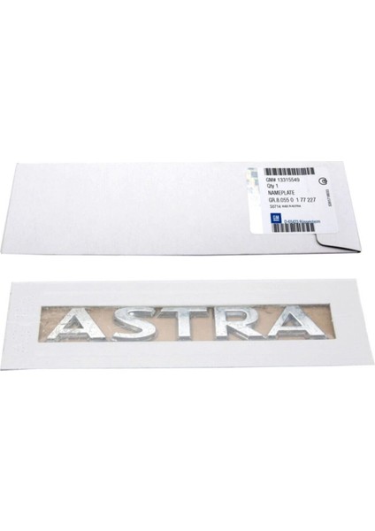 Opel Astra K Arka Bagaj Astra Yazısı ()