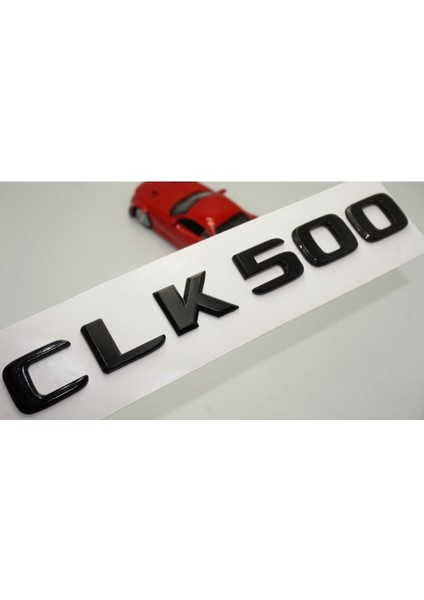 Clk 500 Bagaj Parlak Siyah Abs 3m 3D Yazı Logo Uyumlu