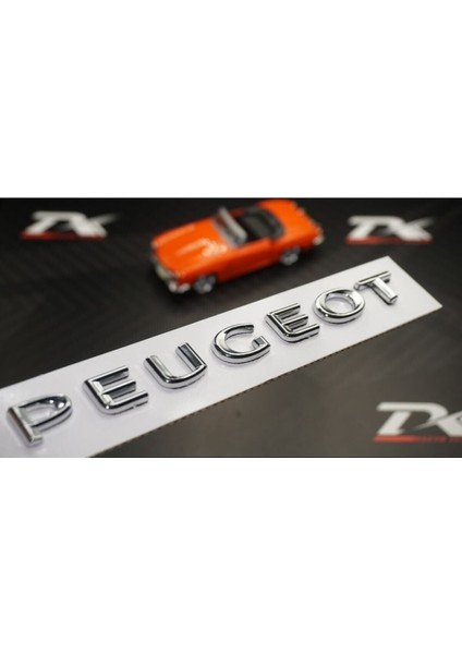 Peugeot Yeni Nesil Bagaj 3m 3D Krom Abs Logo Amblem
