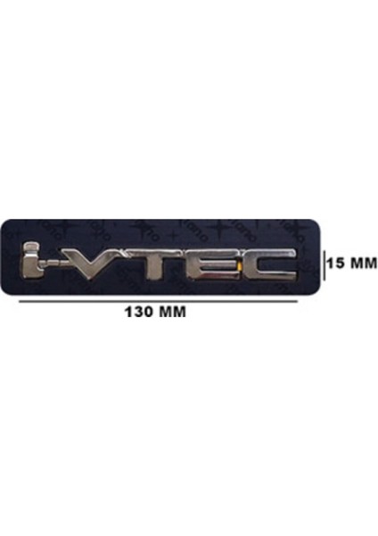 Honda I-Vtec Yazı Nikel (7235B)
