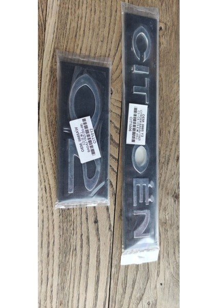 Citroen Bagaj Yazısı C2 Yazısı Citroen Arka Bagaj Yazısı Takım 2li Logo Krom 3m 3D