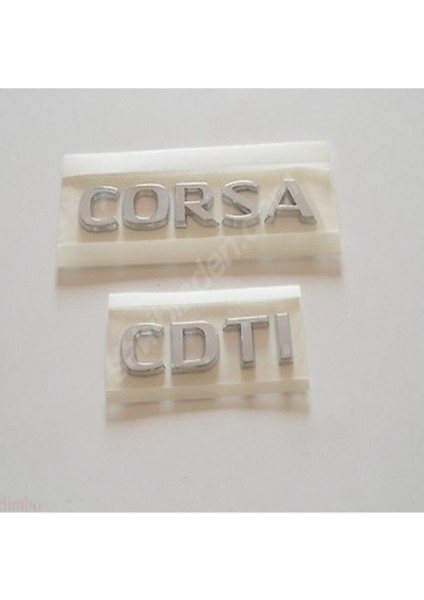 Opel Corsa Cdti Corsa D Arka Bagaj Yazısı Krom