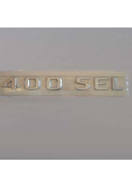 Mercedes 400SEL Arka Bagaj Yazısı Krom