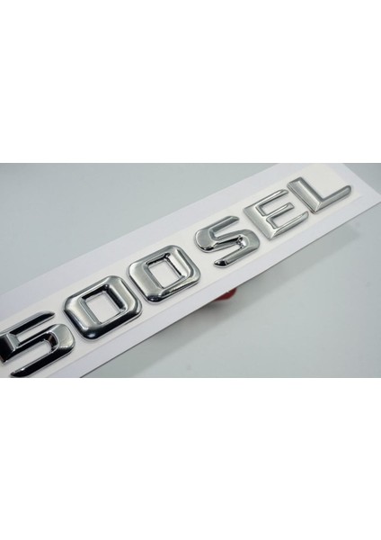 500 Sel Bagaj Krom Metal 3m 3D Yazı Logo Uyumlu