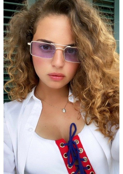 Drizmo Dörtgen Unisex Retro Güneş Gözlüğü modelleri