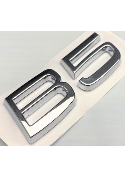 Volvo Uyumlu S60 ve B5 Krom Bagaj Yazısı Seti 2'li Paket fiyatları