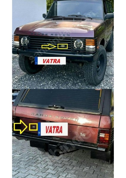 Range Rover 3.9 Uyumlu Land Rover Tampon ve Bagaj Arması