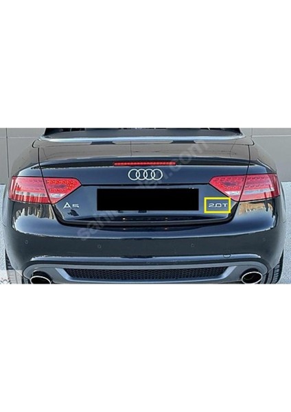 A4 Uyumlu Cabrio 2.0 T Krom Bagaj Yazısı 3m 3D Abs