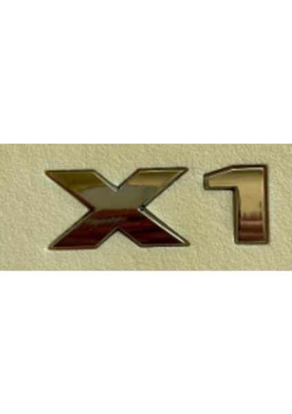 X1 Krom Bagaj Yazısı 3A 3D 3ABS