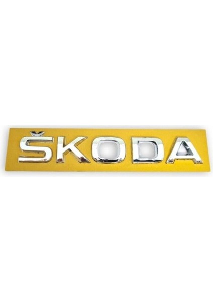 Skoda Fabia 3 15-21 Arka Bagaj Kapak Skoda Marka Yazısı 5JA853687