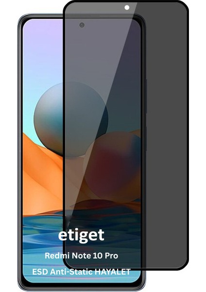 Xiaomi Redmi Note 10 Pro ”esd Antı-Statıc” Gizli Hayalet Cam Ekran Koruyucu