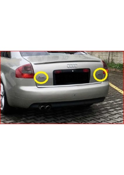 Audi A6 ve 3.0 Krom Bagaj Yazısı Seti 2'li Paket
