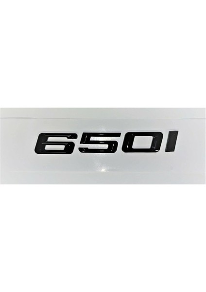 Bmw 650I Piano Black Bagaj Yazısı Ithal Ürün A++ Kalite