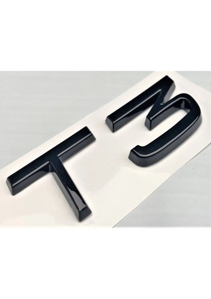 Volvo Uyumlu T3 Piano Black Bagaj Yazısı A++ Kalite Ithal Ürün