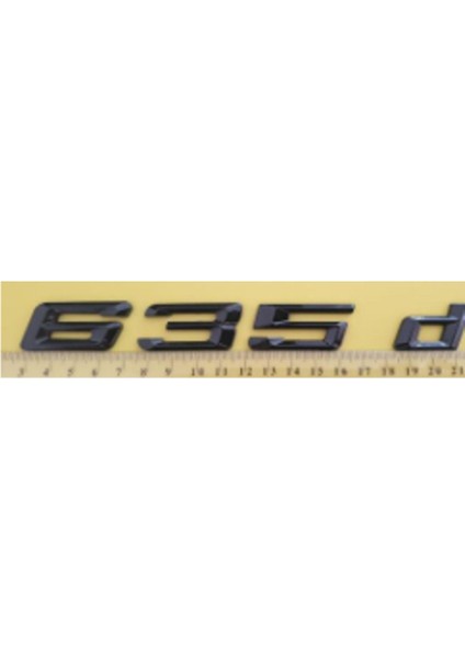 635D Siyah Bagaj Yazısı 3A 3D 3ABS